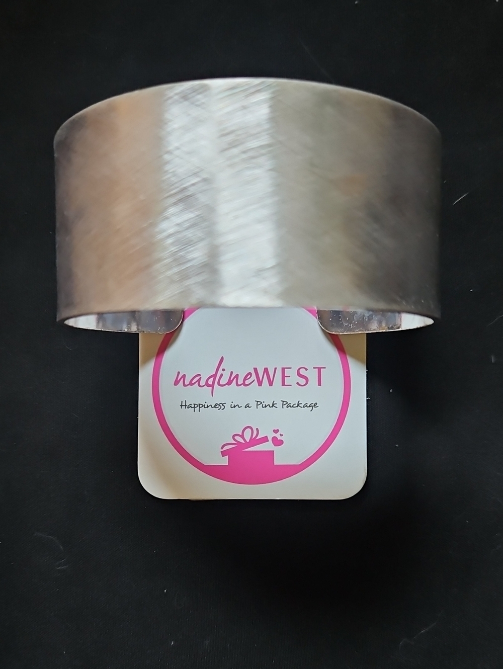 Nadine WEST - Silver Metallic Cuff Bracelet NWOT